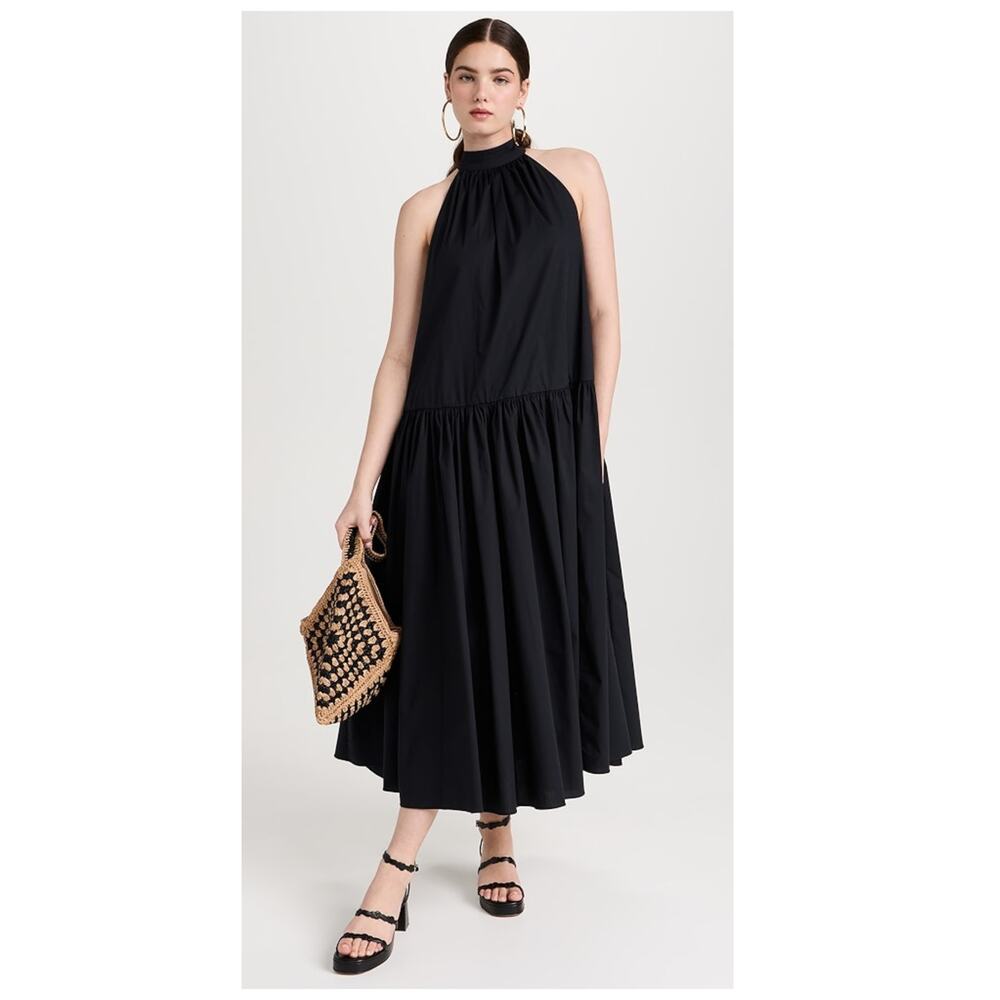 STAUD Midi Marlowe Dress Size XS - Picture 4 of 12